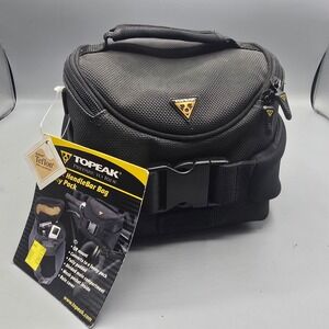 Topeak Compact Handlebar Bag Fanny Pack Black QR Mount DuPont Teflon BG1783